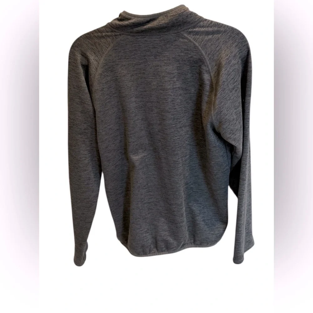 The North Face Quarter Zip Fleece Sweater Grey Black Heather Men’s Size Small